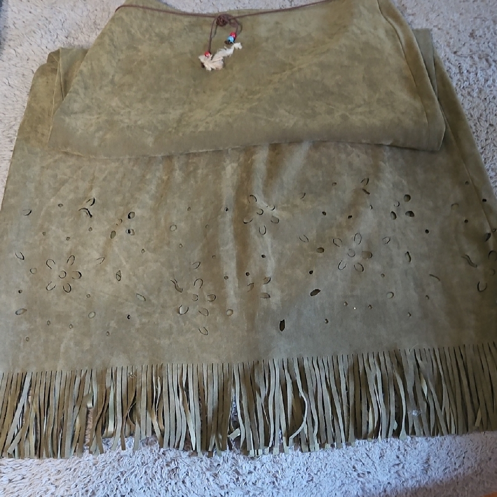 Zara Olive Green Skirt